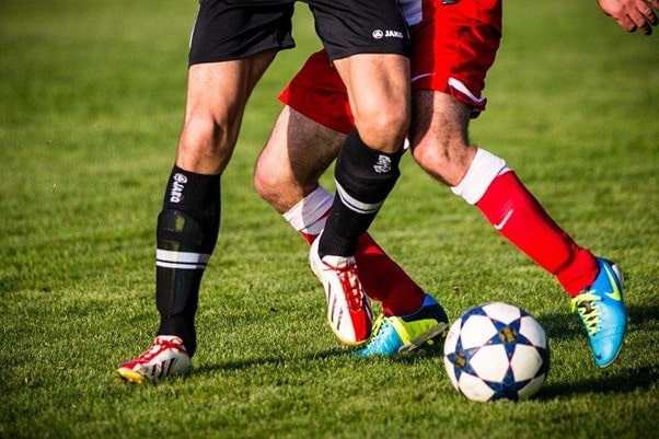 Football, Clip, Football Boots, Soccer, Duel, Opponents
