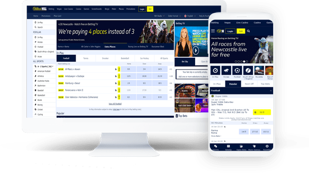 Ekran görüntüsü William Hill