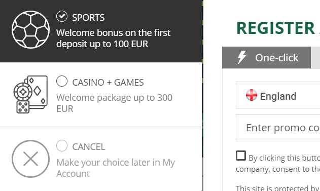 Choosing a signup bonus